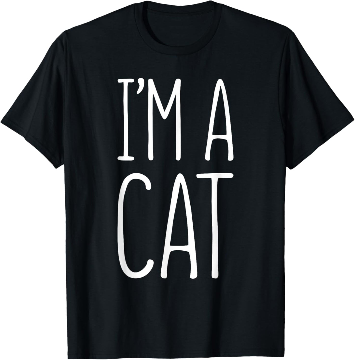 I'm A Cat Shirt Adult Kids Men Women Cat Costume T-Shirt