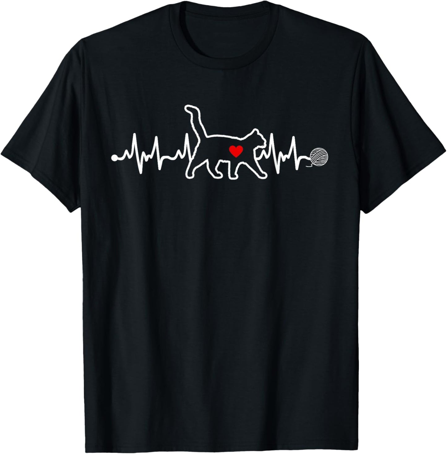 Cat Heartbeat Clothing - Heartbeat Cat T-Shirt