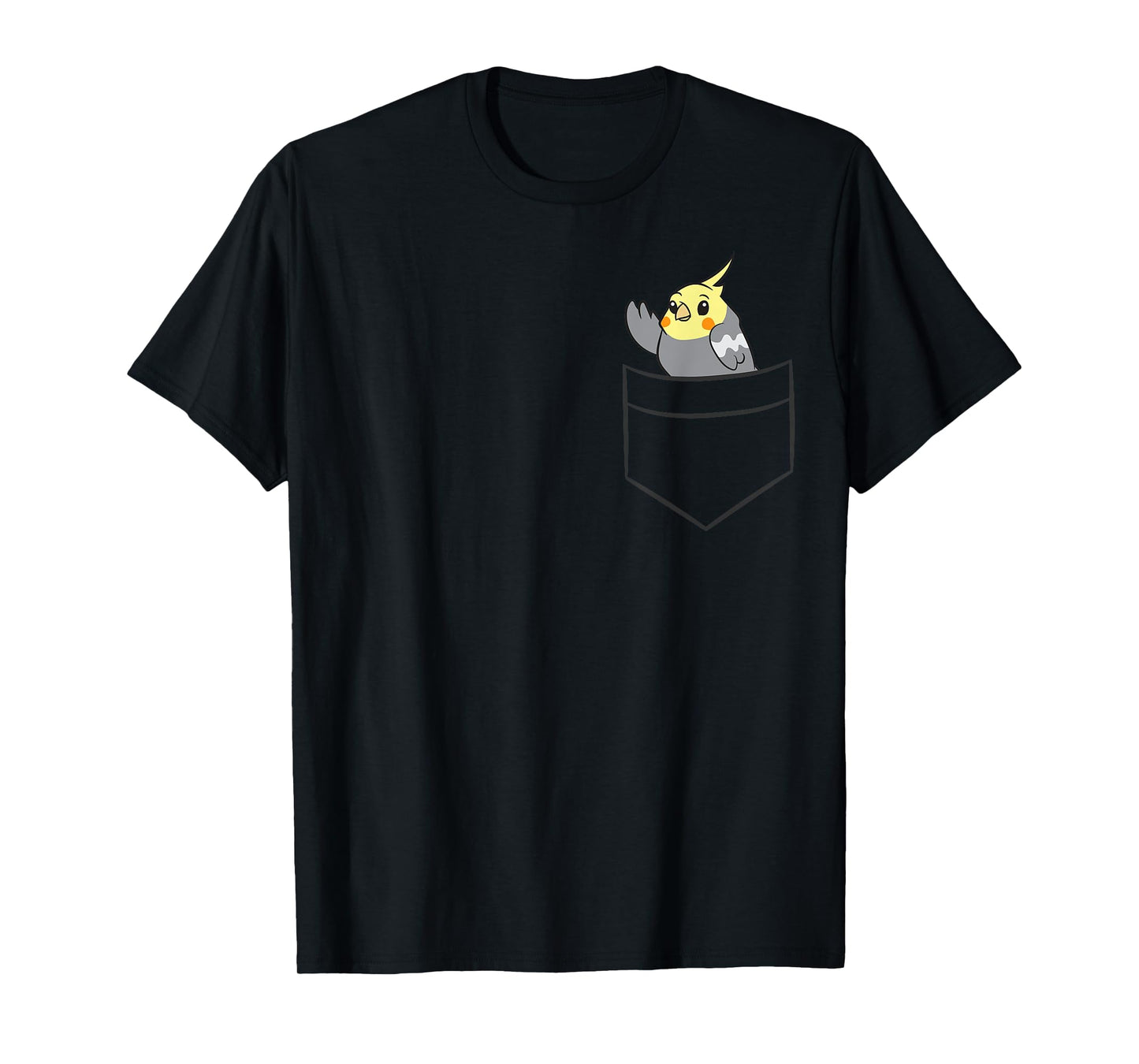 Cockatiel In a Pocket Cute Pocket Cockatiel T-Shirt