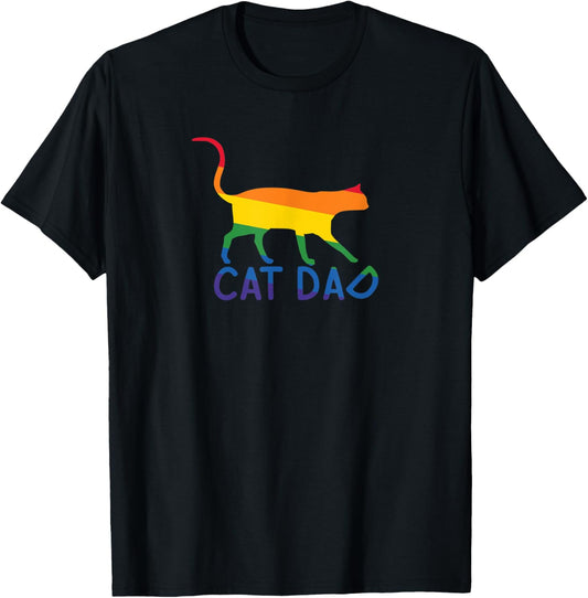 Pride Flag Cat T-Shirt