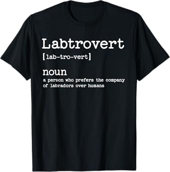 Funny Labrador Dog T-Shirt for Men Women Girls Kids