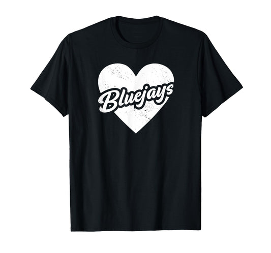 Vintage Blue Jays School Spirit Go Bluejays Love T-Shirt