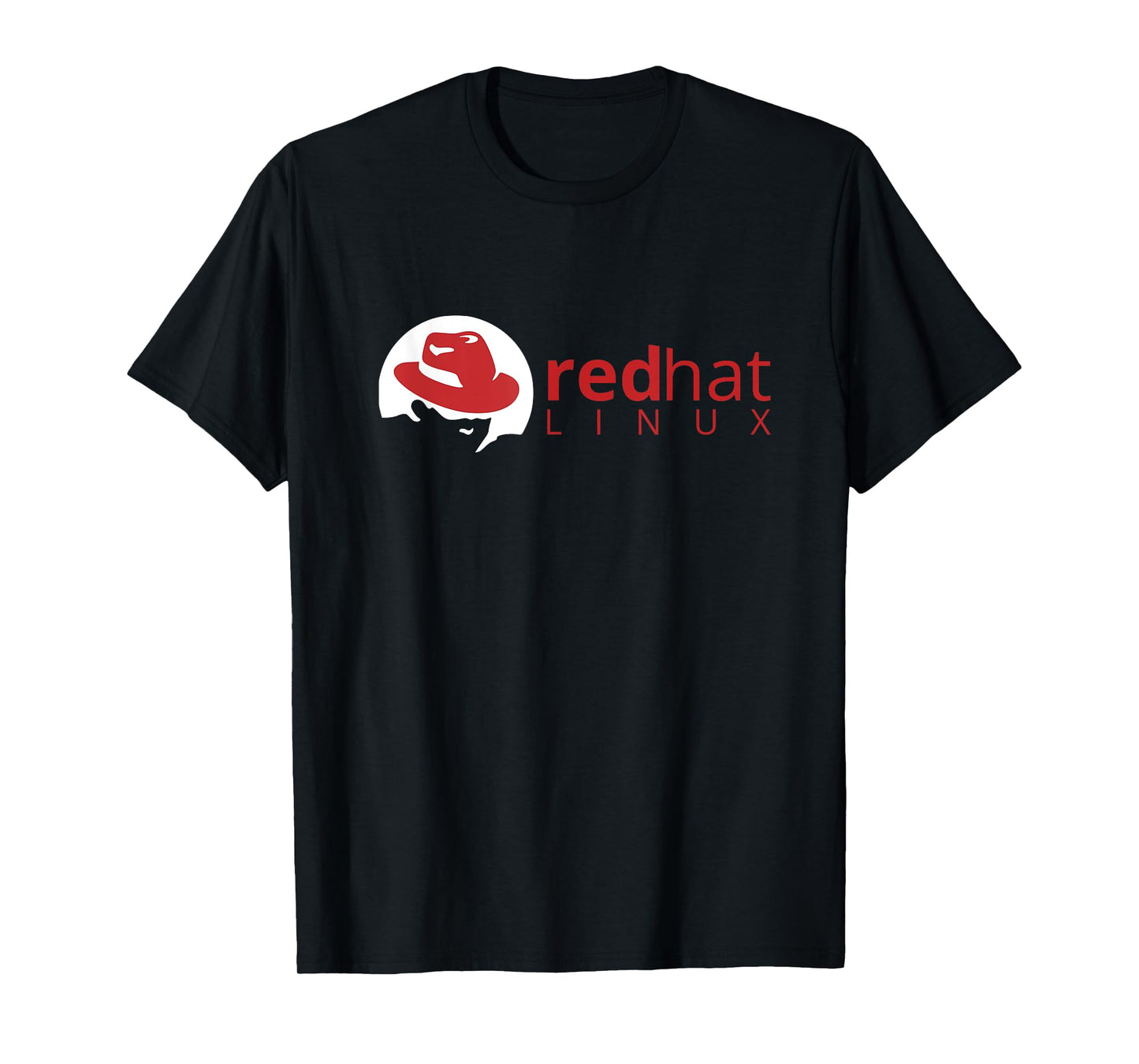 Linux Red Hat Fan Tee Tux Penguin Open Source OS lover T-Shirt