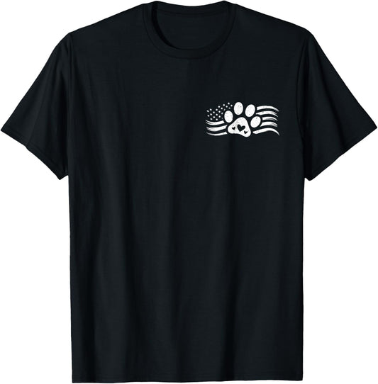 In My Darkest Hour When I Needed A Hand I Found A Paw Retro T-Shirt