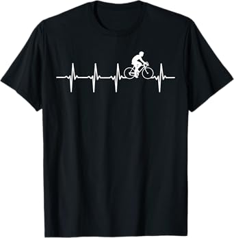 Racing Cycle heartbeat t-shirt for racing cyclists T-Shirt