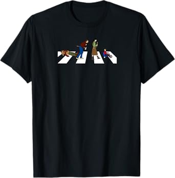 KDK12 Studios, LLC Shining Road Unisex-Adults Black T-Shirt