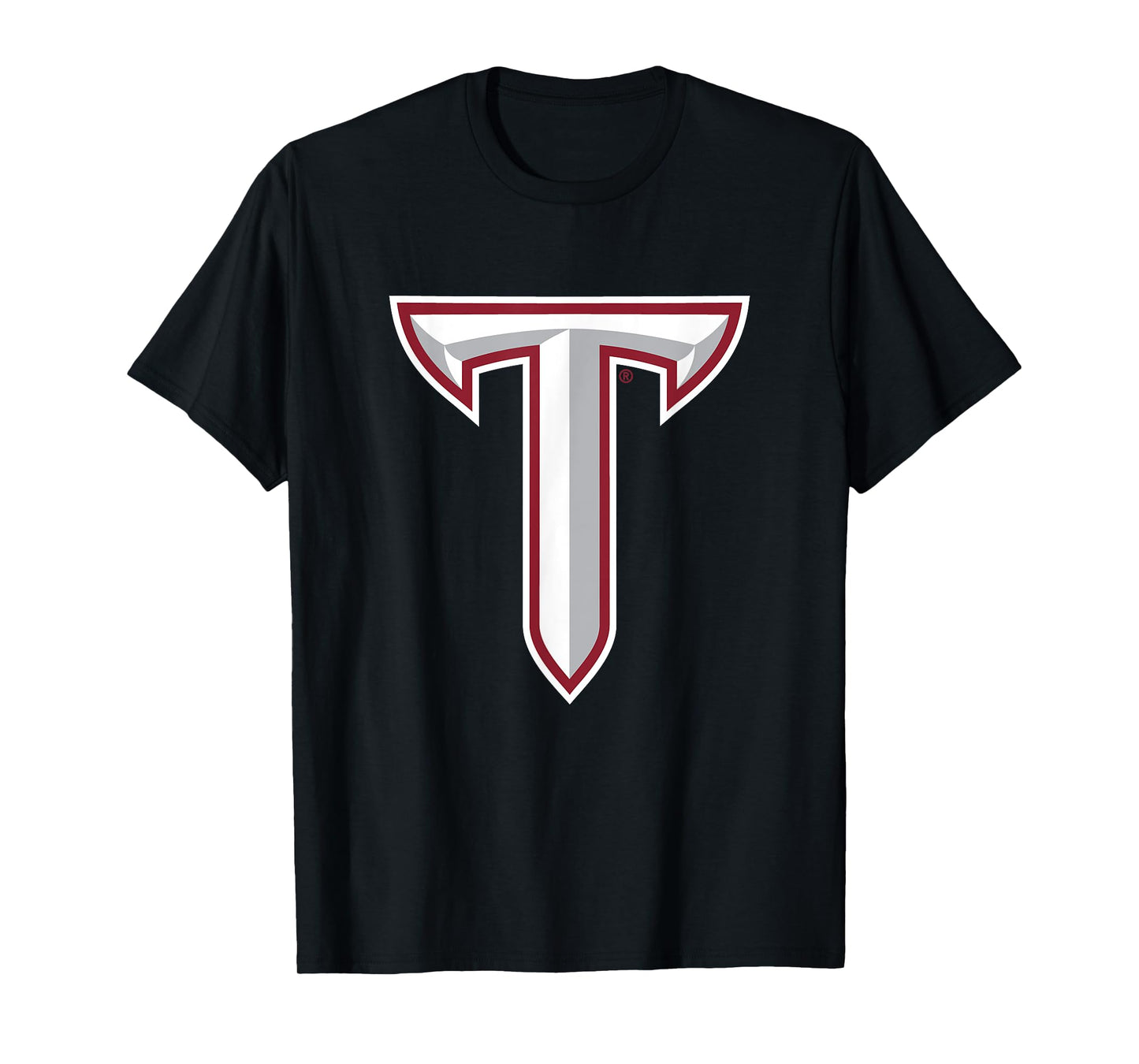 License Champs | Troy University Trojans | Official NCAA Merch | Black T-Shirt