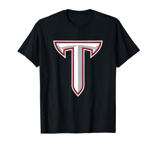 License Champs | Troy University Trojans | Official NCAA Merch | Black T-Shirt