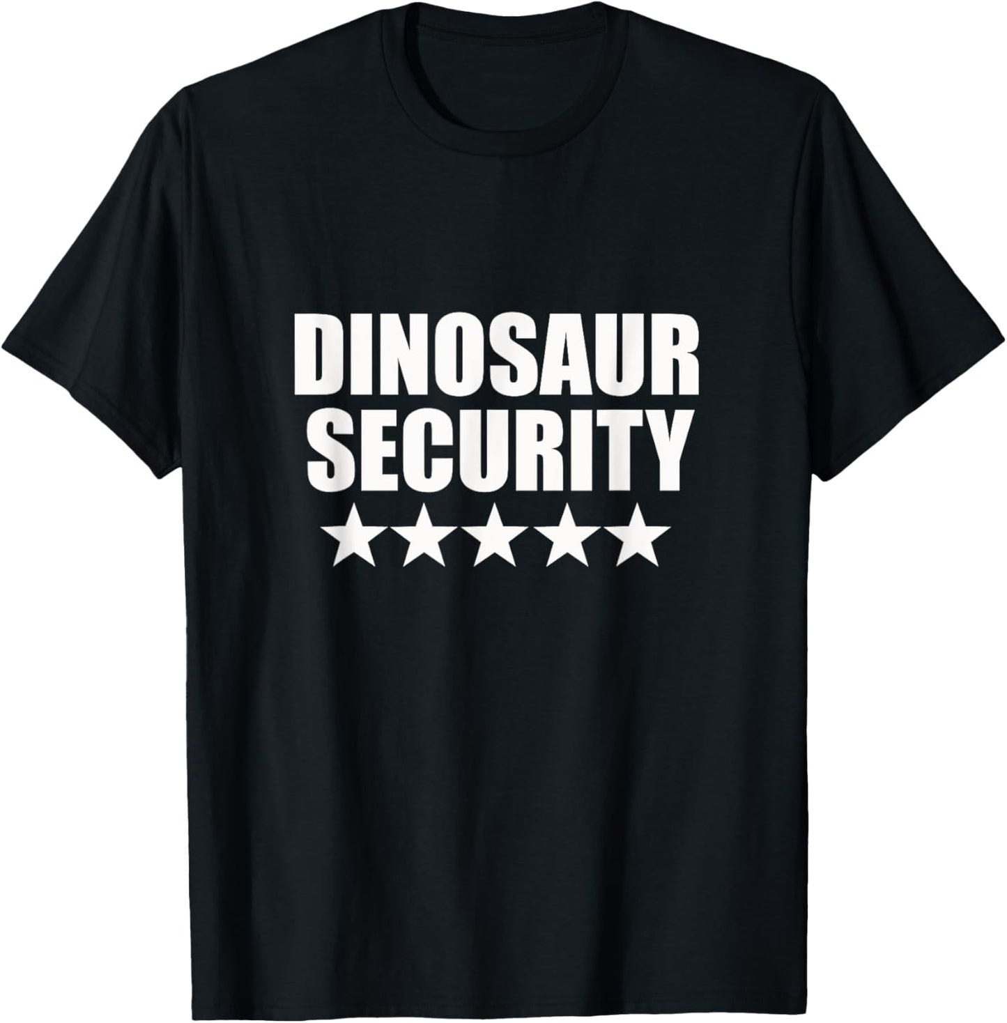 Dinosaur Security Halloween Birthday Fancy Dress Costume T-Shirt
