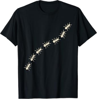 Ant Walk cute men girl and women Ants Insects Ant keeping T-Shirt