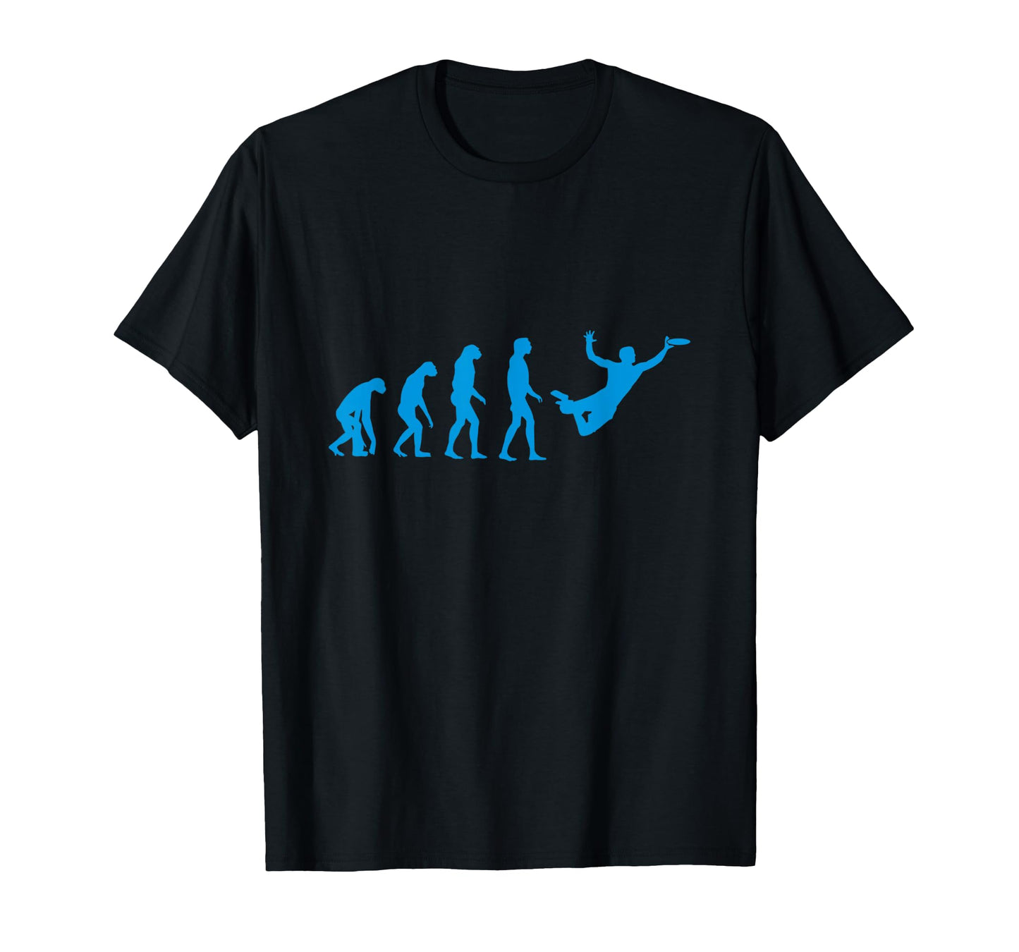 Evolution Of Man Ultimate Frisbee Shirt T-Shirt