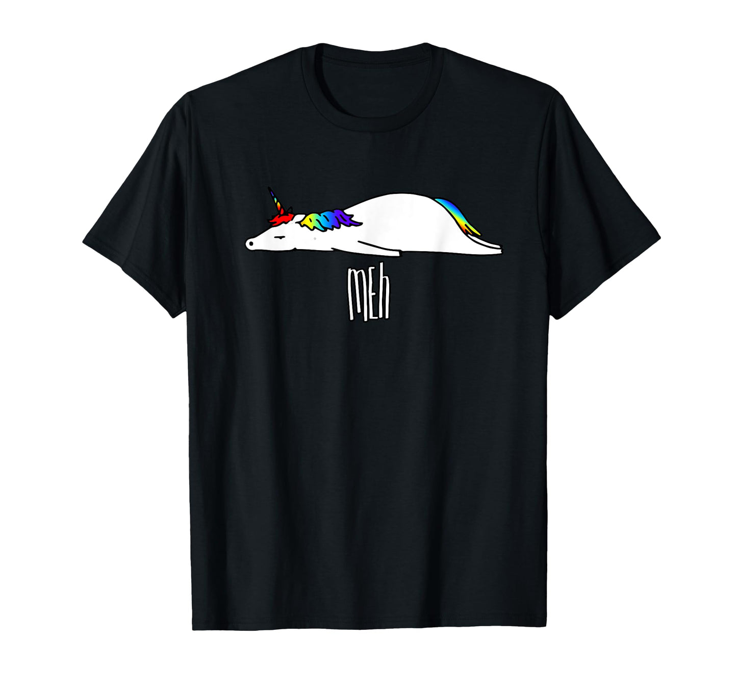 Funny unicorn meh design T-Shirt