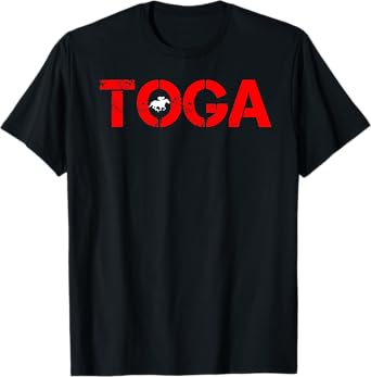 Toga Saratoga Springs Horse Racing T-Shirt