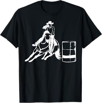 Barrel Racing Rodeo Shirt | Cute Horse Lovers T-shirt Gift T-Shirt