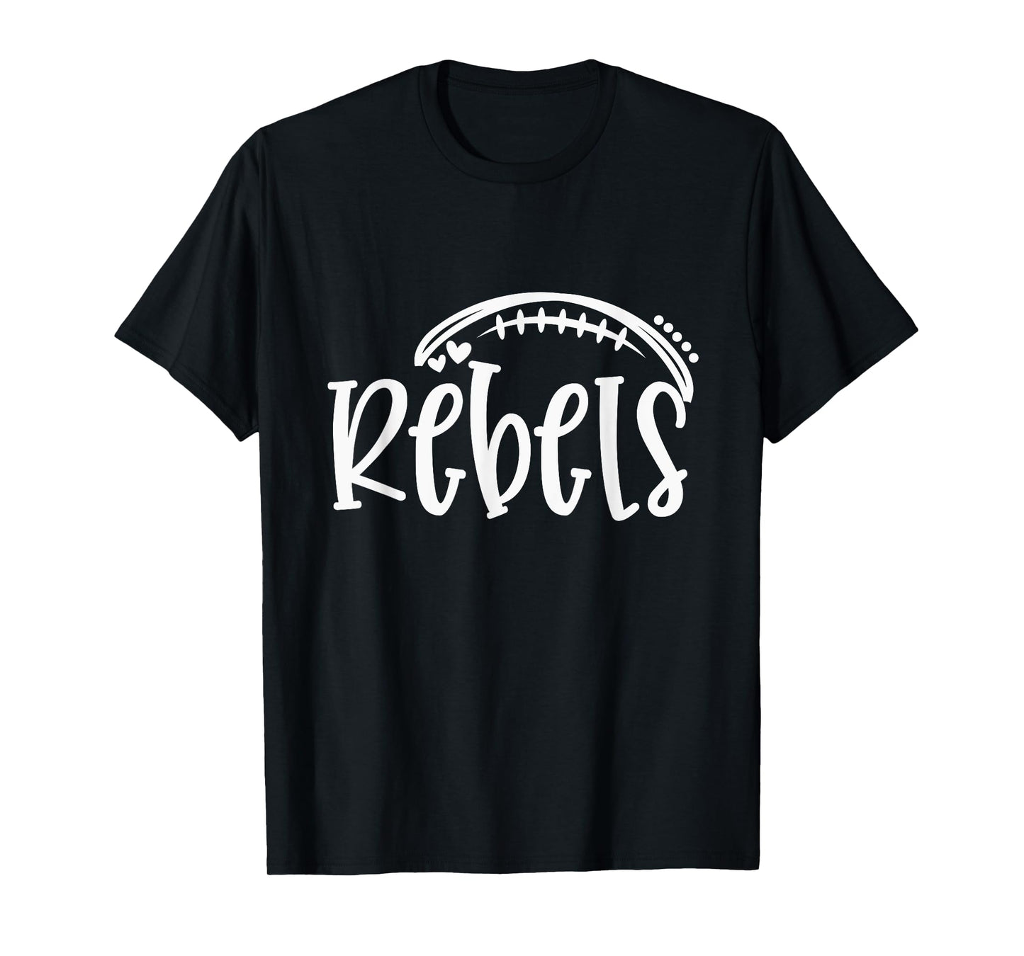 Rebel Pride Football School Spirit Game Day T-Shirt
