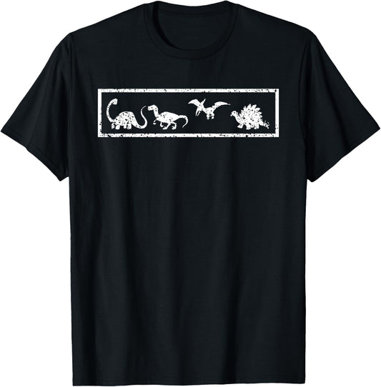 Dinosaurs | Tyrannosaurus Pteranodon | Brontosaurus Dino T-Shirt