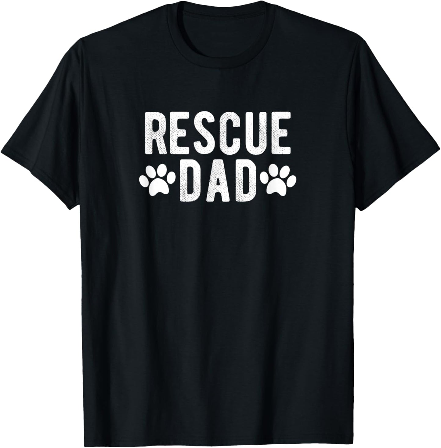 Mens Rescue Dog Dad Adopt Animal Shelter Gift for Pet Owners T-Shirt
