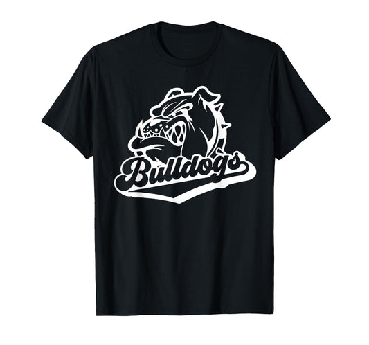 Bulldogs School Spirit Mascot Logo Game Day Bulldog Pride T-Shirt
