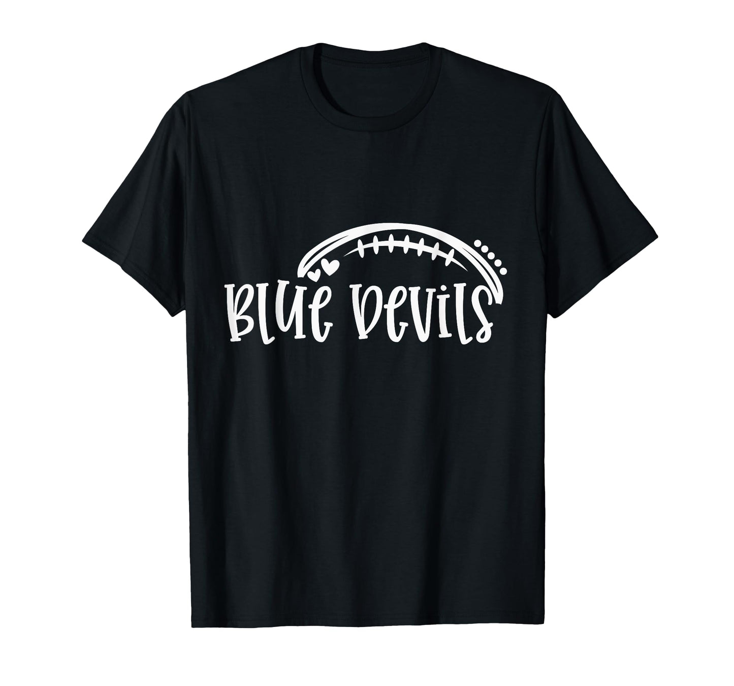Blue Devil Pride Football School Spirit Game Day T-Shirt