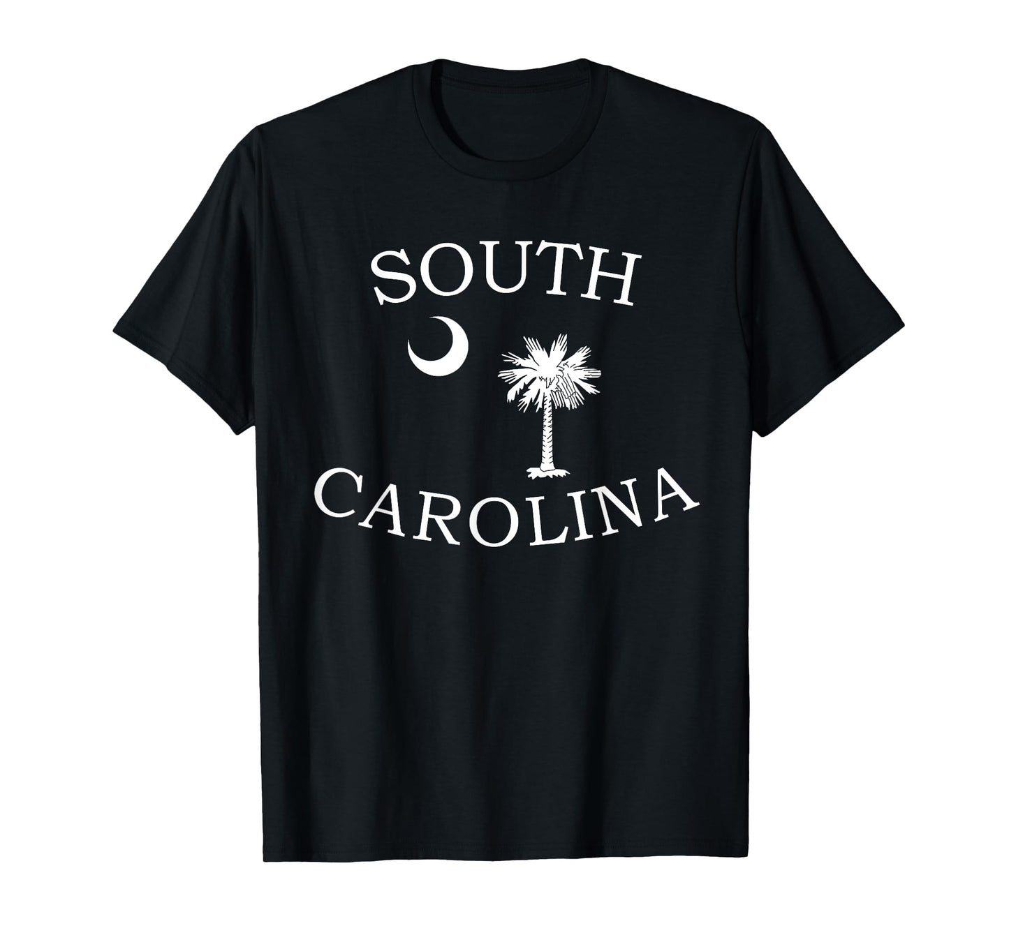 South Carolina State Flag Shirt Moon & Palmetto Tree Tee T-Shirt