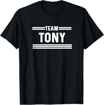 Team Tony - Family Name T-Shirt