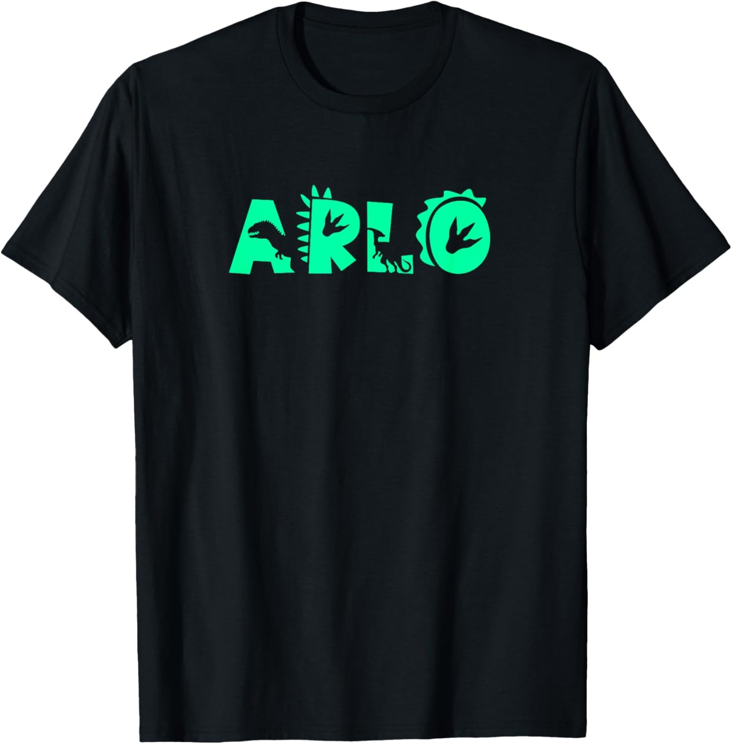 Arlo Personalized Boys Dinosaur T Rex Cute Custom T-Shirt