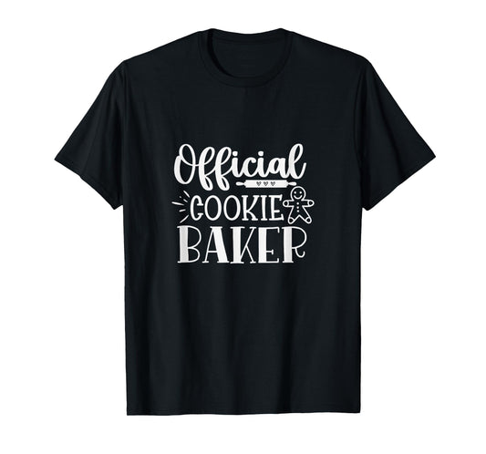 Christmas Cookie Baker Xmas Official Cookie Baking T-Shirt
