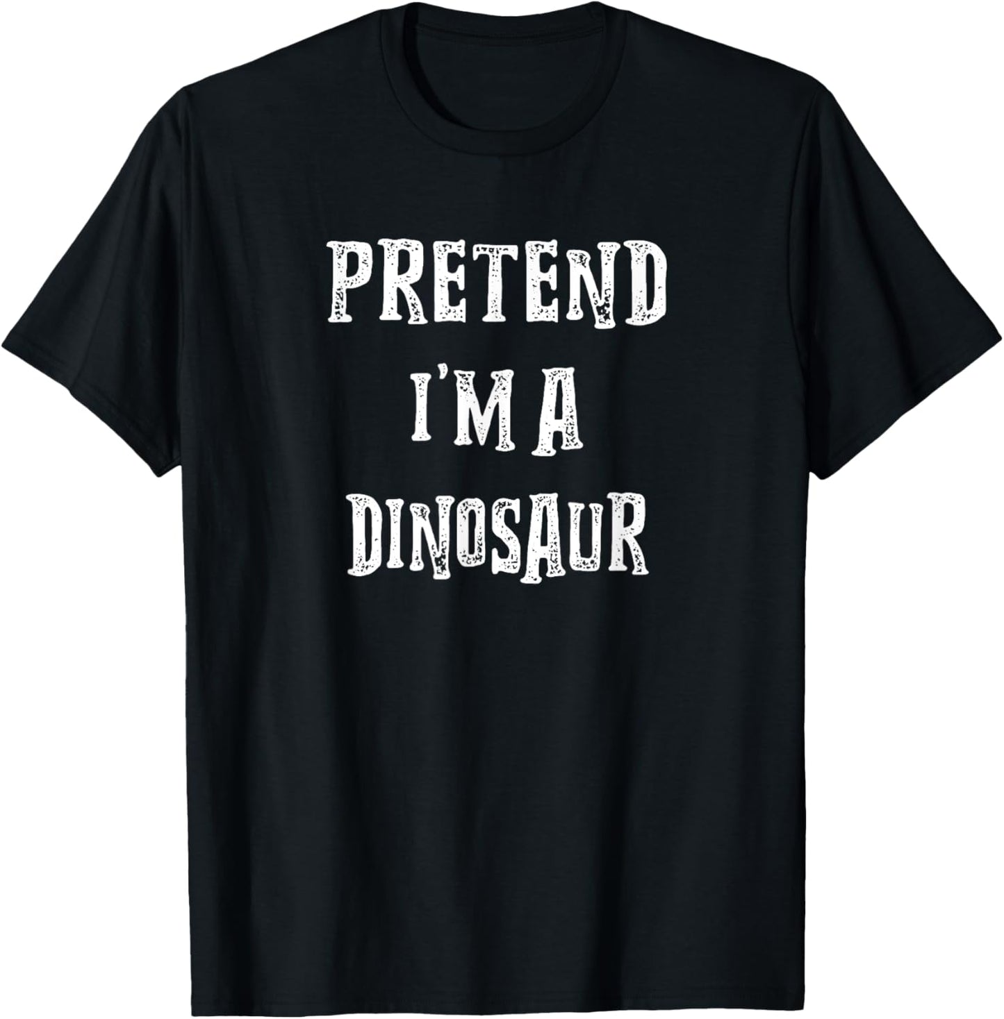 Pretend I'm A Dinosaur Halloween Costume Couples Matching T-Shirt