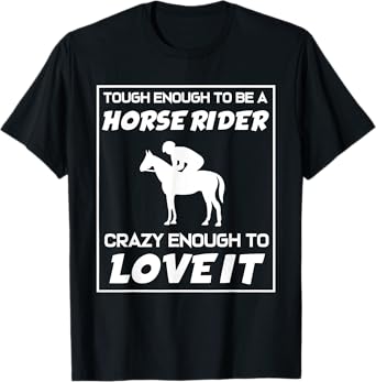 Funny Horseback Riding Horse Rider T-Shirt