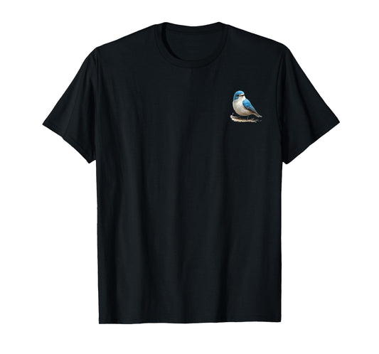 Bluebird in pocket - Watercolor Bluebird T-Shirt