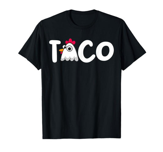 Funny Taco always chickens out meme American politics gag T-Shirt