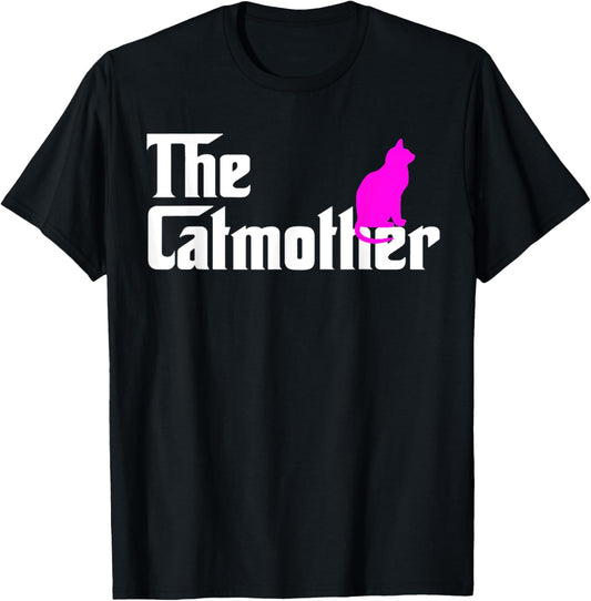 Cat Mom Gifts CatMother for Women Lovers Cats Mommy Cat T-Shirt