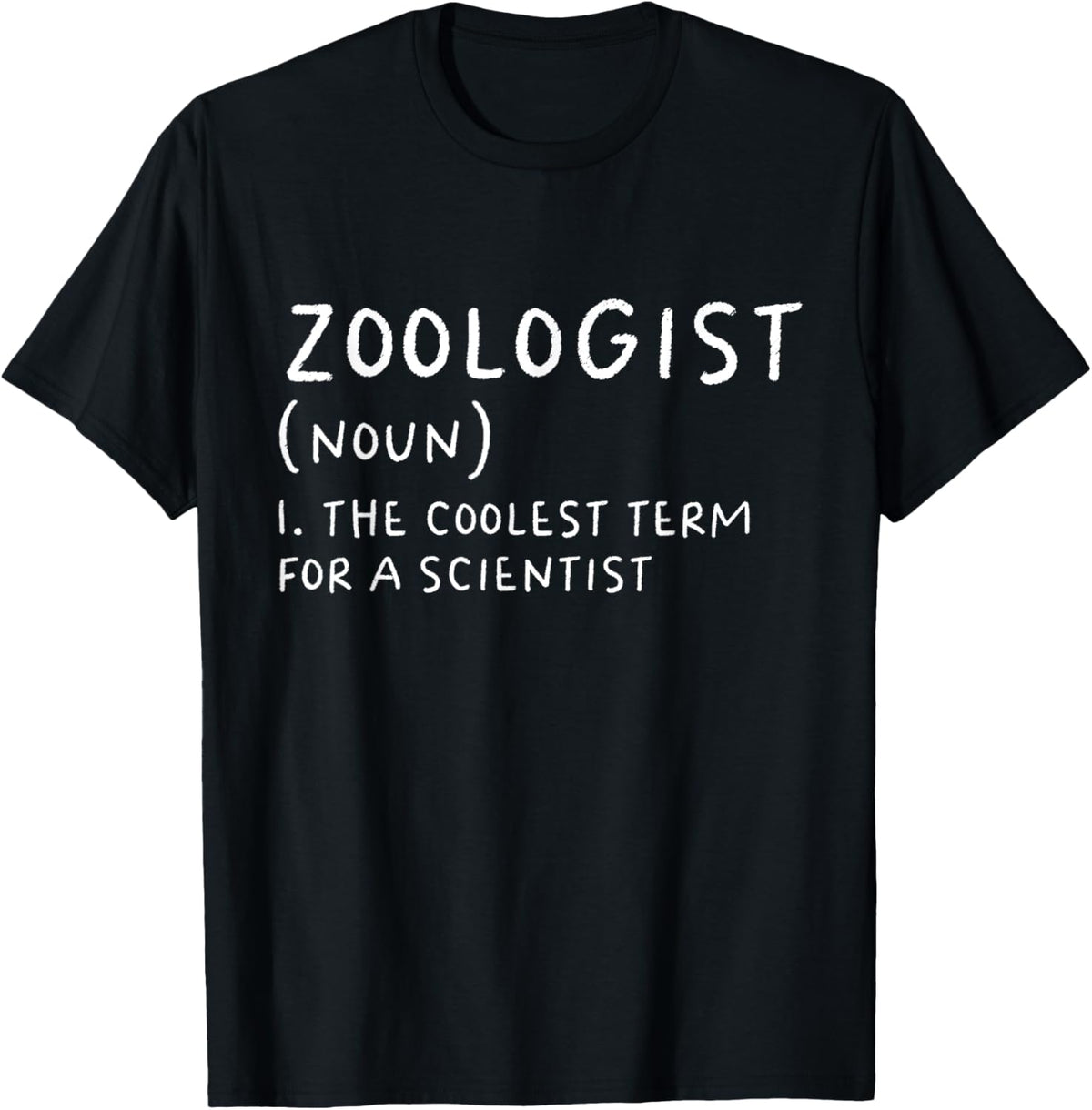 Zoologist Definition Funny Zoology Scientist Science Teacher T-Shirt