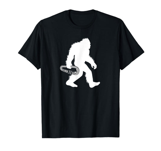 Bigfoot Mountain Climbing Sasquatch Climber T-Shirt
