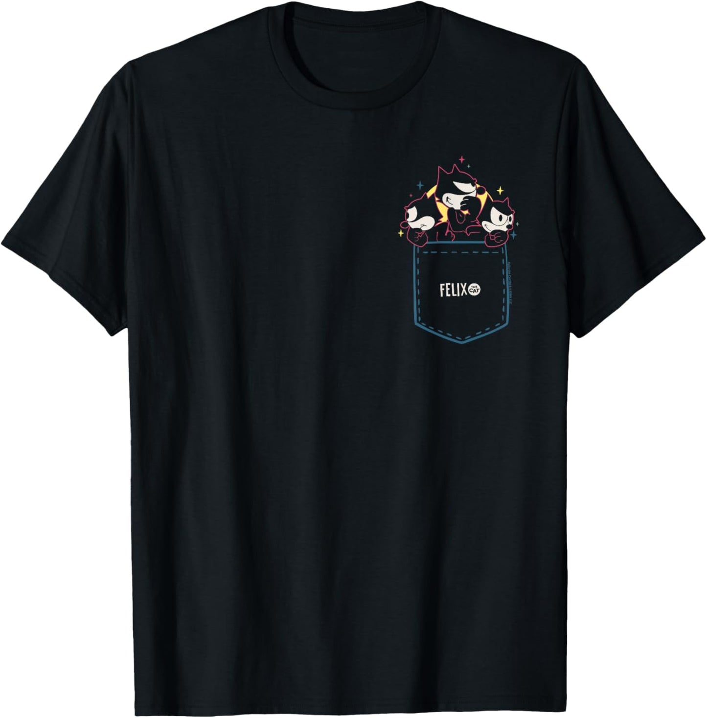 Multiple Cat Pocket T-Shirt