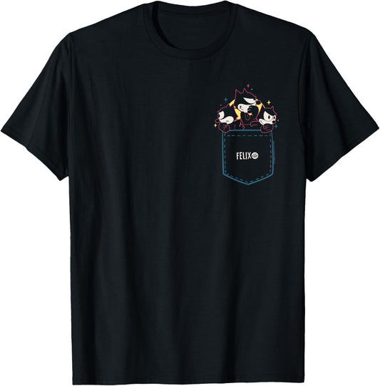Multiple Cat Pocket T-Shirt