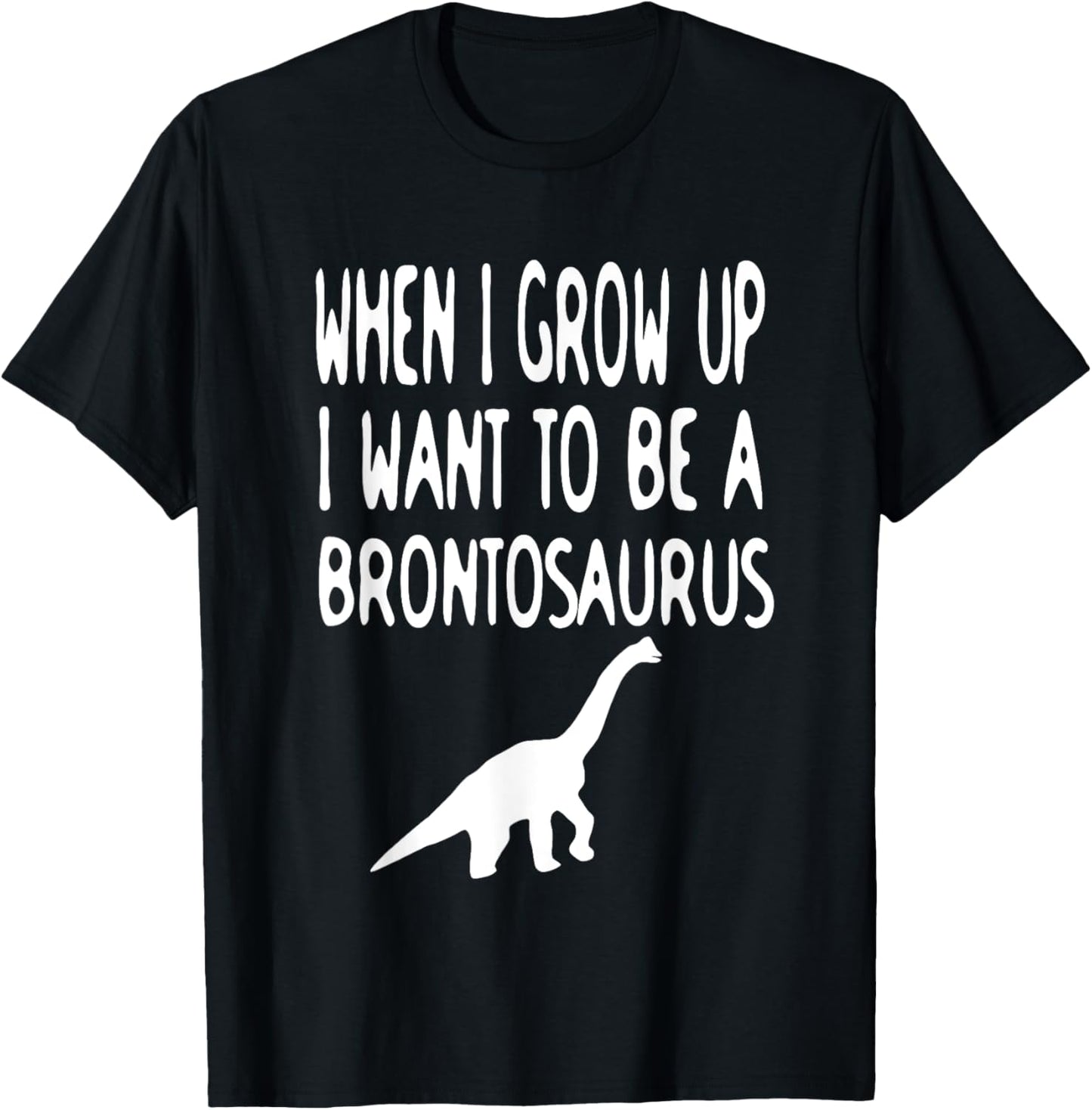 Bronti Bronto Brontosaurus Dinosaur Dino Jurassic Funny Cute T-Shirt