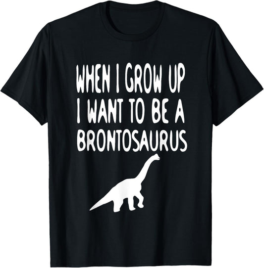 Bronti Bronto Brontosaurus Dinosaur Dino Jurassic Funny Cute T-Shirt