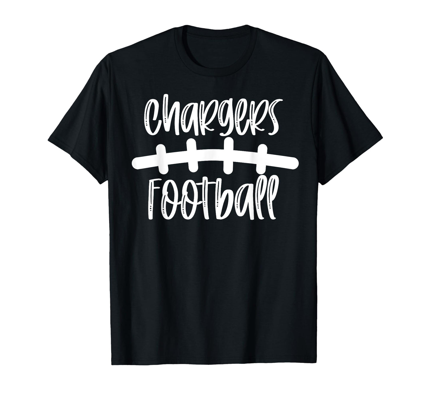 Chargers Football School Spirit Team Mascot Game Night T-Shirt