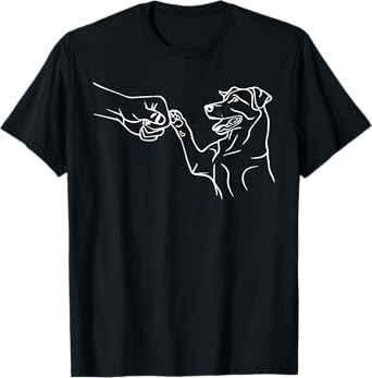 MerchBySiMo LTD Unisex-Adults Dog Lovers T-Shirt, Black, Small, Short Sleeve