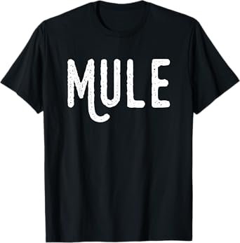 Mule with Tail Columbia Tennessee Mules T-Shirt