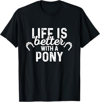 Pony Life Mini Horses Miniature Horse Lovers T-Shirt