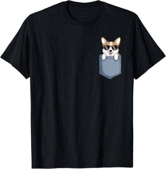 Corgi In The Pocket Cute Corgi Dog Lovers T-Shirt