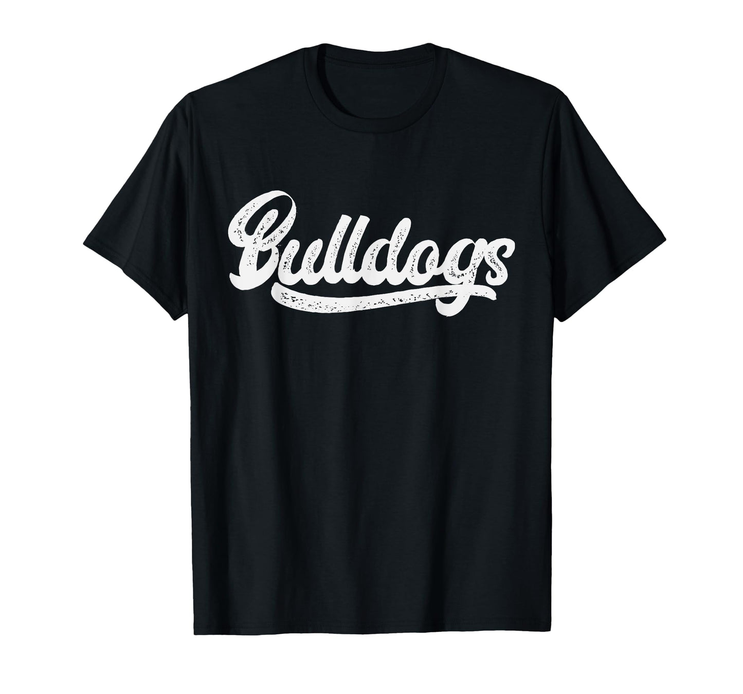 Bulldogs School Sports Fan Team Spirit Vintage Retro T-Shirt