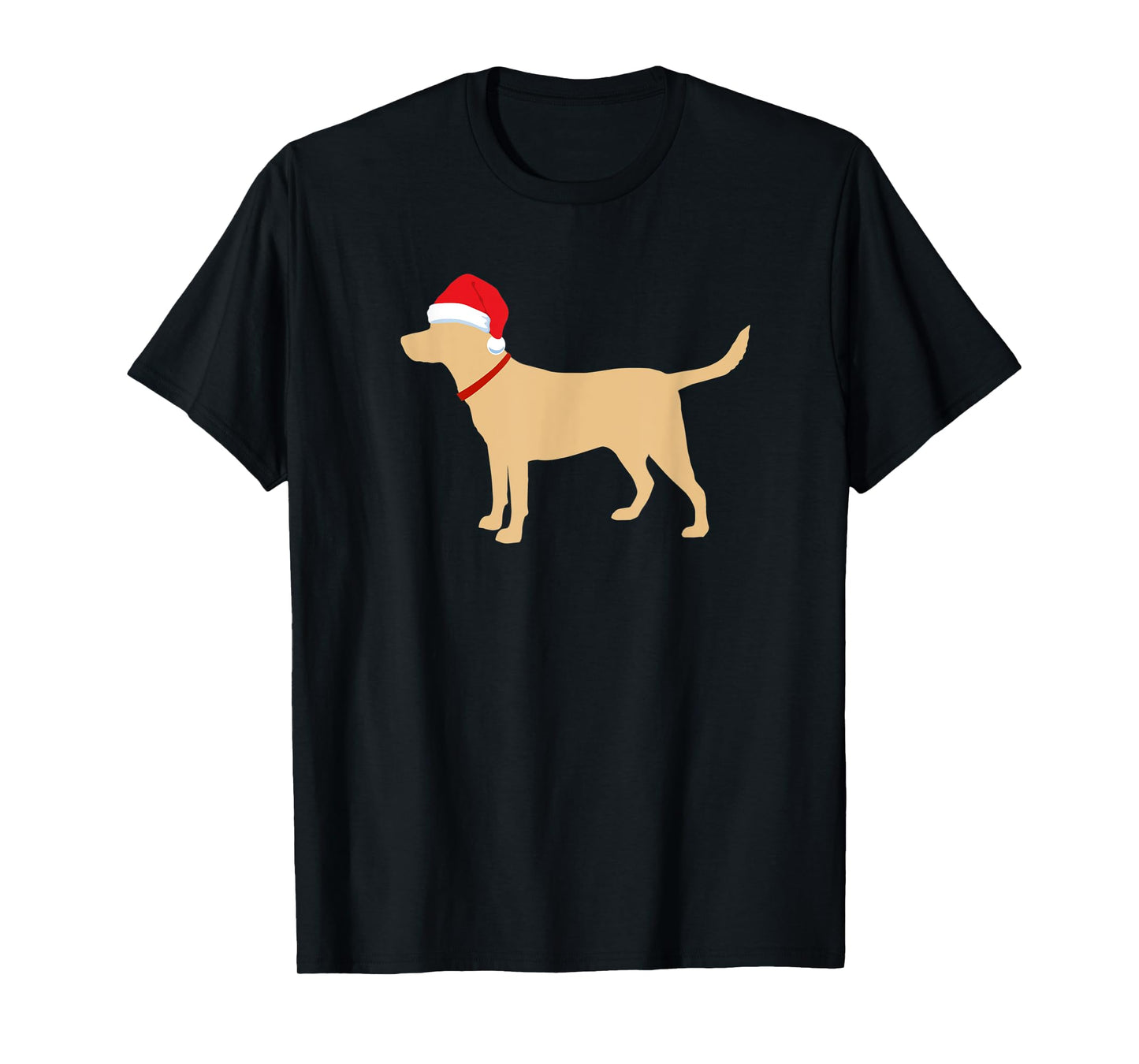 Yellow Lab Sweatshirt Santa Hat Cute Labrador Christmas Gift T-Shirt