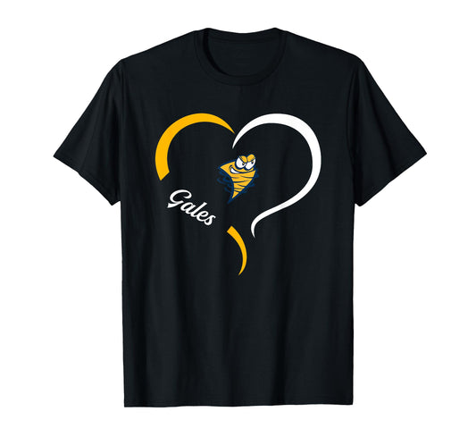 Lancaster Gales Logo Half Heart Slogan HS T-Shirt