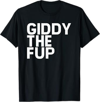 Funny Horse Racing Vintage Giddythefup KY Derby Horse T-Shirt