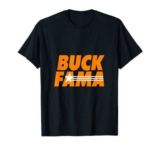 Buck Fama Team Spirit Cheer Football Fan Rivalry Sports T-Shirt