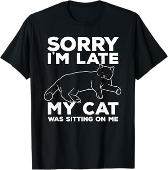Cute Cat For Men Women Cat Joke Kitten Pet New Feline Animal T-Shirt