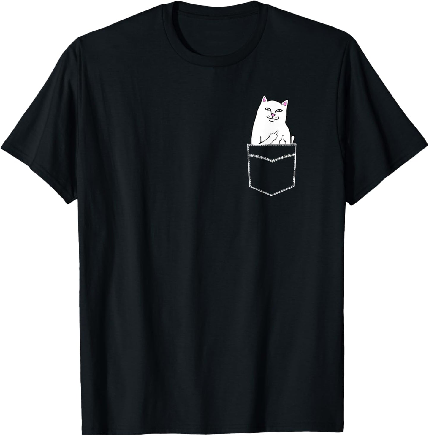 Cat Flip Off Flip Off Cat Bag Memo Give Your Finger T-Shirt